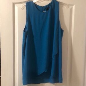 KAREN KANE SLEEVELESS BEAUTIFUL BLUE TOP  SZ L
